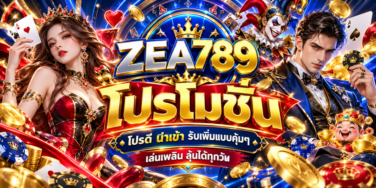 แบนเนอร์คาสิโนหรู ZEA789 เครดิตฟรีบาคาร่า